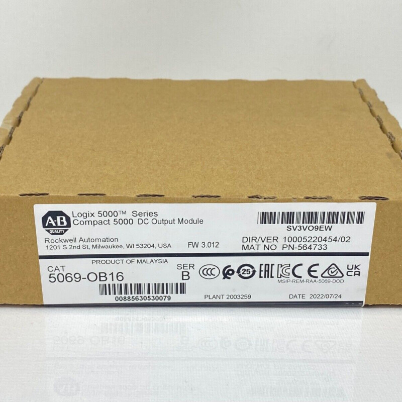 NEW Sealed Allen-Bradley 5069-OB16 Compact 5000 DC Output Module5069-OB16